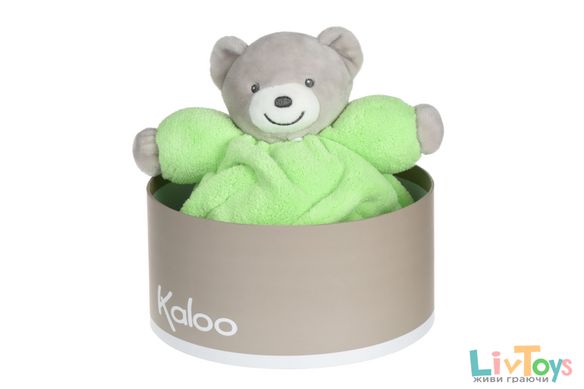 Мягкая игрушка Kaloo Neon Мишка салатовый 18.5 см в коробке K962319