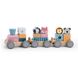 Деревянный поезд-пирамидка Viga Toys PolarB Животные (44015)